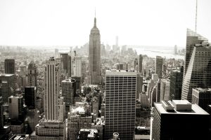 Aerial view of Manhattan